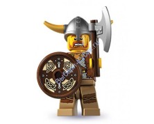 Минифигурка Лего Коллекционные Серия 4 (Полный Комплект С Подставкой И Аксессуарами Без Упаковки) Викинг col04-6