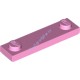 Деталь Лего Пластина 1 х 4 С 2 Штырьками И Желобком Цвет Ярко-Розовый