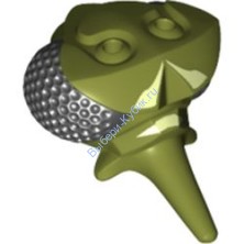 Деталь Лего Голова Модифицированная Комар Инопланетянин Цвет Оливковый Зеленый