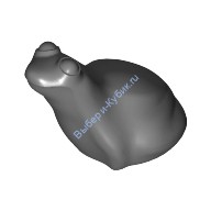 Деталь Лего Лягушка 8 Цвет Темно-Серый