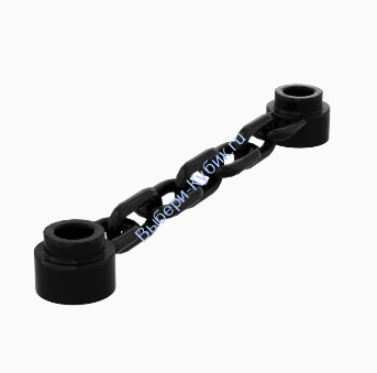 Деталь Аналог Совместимый С Лего Цепь 5 Звеньев Цвет Черный