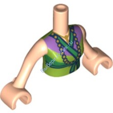 Деталь Лего Торс Мини Долл Френдс С Рисунком Цвет Светло-Телесный