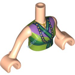 Деталь Лего Торс Мини Долл Френдс С Рисунком Цвет Светло-Телесный