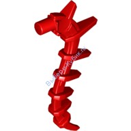 Деталь Лего Шипастый Придаток / Позвоночник Бионикл / Водоросли / Лоза Цвет Красный