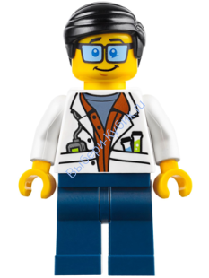 Минифигурка Лего Сити - Ученый