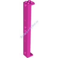 Деталь Лего Опора 2 х 2 х 13 С 5 Пин Отверстиями Цвет Темно-Розовый