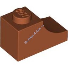 Деталь Лего Арка 1 x 2 Обратная Цвет Темно-Оранжевый