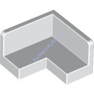 Деталь Лего Панель 2 х 2 х 1 Угол Цвет Белый