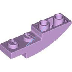 Деталь Лего Скос Изогнутый 4 х 1 Перевернутый Цвет Лавандовый