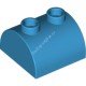 Деталь Лего Кубик Модифицированный 2 х 2 Закругленный С Двумя Штырьками Цвет Темно-Лазурный
