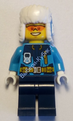 Минифигурка Лего Сити - Исследователь Арктики