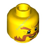 Деталь Лего Голова Минифигурки Цвет Желтый