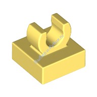 Деталь Лего Плитка 1 х 1 С Защелкой Цвет Ярко-Светло-Желтый