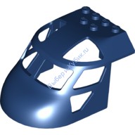 Деталь Лего Фюзеляж Самолета С Изгибом 6 х 8 Верх Цвет Темно-Синий