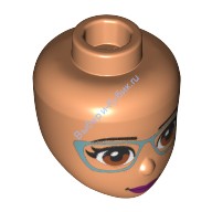 Деталь Лего Голова Мини Долл Цвет Телесный