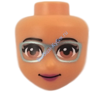 Деталь Лего Голова Мини Долл Цвет Телесный