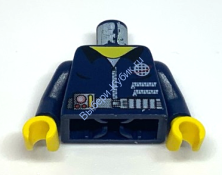 Деталь Лего Торс Цвет Темно-Синий