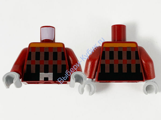 Деталь Лего  Торс Цвет Темно- Красный