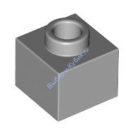 Деталь Лего Кубик Модифицированный 1 х 1 х 2/3 С Открытым Штырьком Цвет Светло-Серый
