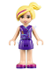 Friends Natasha, Dark Purple Skirt, Dark Purple Top with Comb