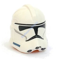 Деталь Лего Шлем Штурмовика С Рисунком Цвет Белый