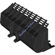 Деталь Лего Техник Ковш Экскаватора 13 х 23 Цвет Черный