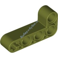 Деталь Лего Техник Бим 2 х 4 L-Формы Толстый Цвет Оливковый Зеленый