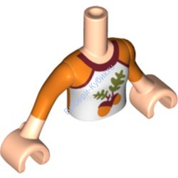 Деталь Лего Торс Мини Долл Френдс С Рисунком Цвет Светло-Телесный