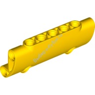 Деталь Лего Техник Панель Изогнутая 7 х 3 С 2 Отверстиями Цвет Желтый