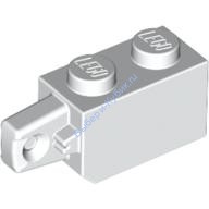 Деталь Лего Петля Кубик 1 х 2 Цвет Белый