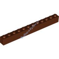 Деталь Лего Кубик 1 х 12 Цвет Коричневый