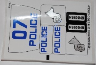 Наклейки К Набору Лего 60048 POLICE DOG UNIT
