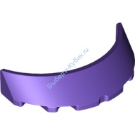 Деталь Лего Лобовое Стекло 3 х 6 х 1 С Изгибом Цвет Темно-Фиолетовый