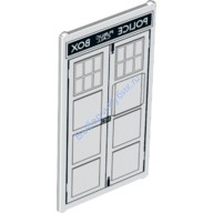 Деталь Лего Стекло Для Окна 1 X 4 X 6 С Рисунком Цвет Белый