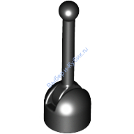 Деталь Лего Малая База Для Рычага С Черным Рычагом Цвет Черный