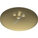 Деталь Лего Тарелка 6 х 6 Перевернутая - Закрытые Штырьки Цвет Песочный