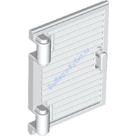 Деталь Лего Окно 1 х 2 х 3 Затвор С Петлями И Ручкой Цвет Белый