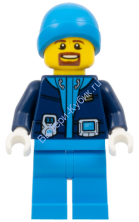   Минифигурка Лего Сити -  Руководитель арктической экспедиции