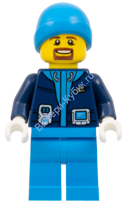 Минифигурка Лего Сити - Руководитель арктической экспедиции