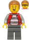 Минифигурка Лего Сити Мошенник
