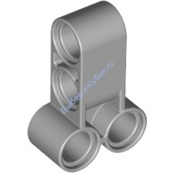 Деталь Лего Техник Пин Коннектор Перпендикулярный Двойной 3L Цвет Светло-Серый