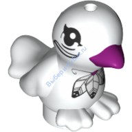 Деталь Лего Птица Френдс Цвет Белый