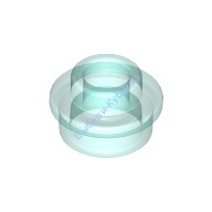 Деталь Лего Пластина Круглая 1 х 1 С Открытым Штырьком Цвет Прозрачно-Голубой