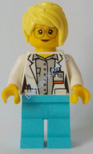 Минифигурка Лего Сити Ученый
