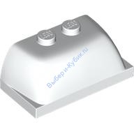 Деталь Лего Лобовое Стекло 2 x 4 x 1 1/3 Цвет Белый