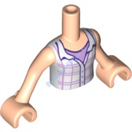 Деталь Лего Торс Мини Долл Френдс С Рисунком Цвет Светло-Телесный