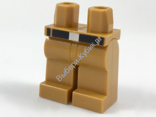 Деталь Лего Ноги Минифигурки С Рисунком Цвет Карамельный