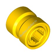 Деталь Лего Диск 8Мм D X 9Мм Отверстие Для Дисков С Пин Держателем Усиленной Обратной Стороной Цвет Желтый