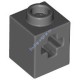 Деталь Лего Техник Кубик 1 х 1 С Отверстием Под Ось Цвет Темно-Серый