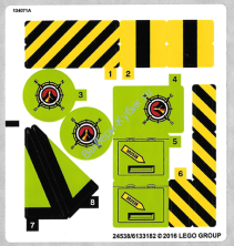 Наклейки К Набору Лего 60123 - (24538/6133182)
